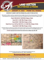 PHONE CALL BIDDING AUCTION OF 879.81 ACRES OF FARMLAND RM OF PORTAGE LA PRAIRIE (NO ONLINE BIDDING AVAILABLE)
