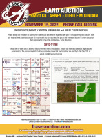 PHONE CALL BIDDING AUCTION OF 160.00 ACRES OF FARMLAND RM OF KILLARNEY - TURTLE MOUNTAIN SW 12-1-18W (NO ONLINE BIDDING AVAILABLE)