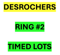 THE DESROCHERS FAMILY (LISELE, COREY, and THE LATE MAURICE H. DESROCHERS) RETIREMENT ONLINE TIMED FARM AUCTION (204-825-7092 or 204-825-8435)