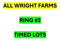 ALL WRIGHT FARMS DAVE and KATHY WRIGHT RETIREMENT ONLINE TIMED FARM AUCTION