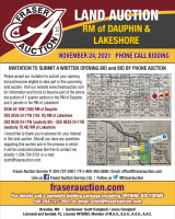 PHONE CALL BIDDING AUCTION 0F 444.66 ACRES OF FARMLAND & HAY/PASTURE LAND RMs OF DAUPHIN & LAKESHORE (NO ONLINE BIDDING AVAILABLE)
