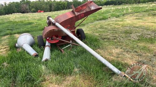 Pto hammer mill with 3 screens and a pencil auger