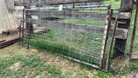 10ft gate with mesh panel