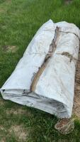 Used tarp (size unknown)