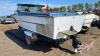 Starcraft Islander Boat (AS IS) w/ Homemade Trailer, F208 (NO MOTOR) Owner: Robert G Deleau, Seller: Fraser Auction________________________ ***TOD - office trailer*** - 3