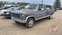 1981 Ford Ranger F250 truck, F200, 104,499 showing, VIN# 1FTFX25Z7BKA43881, F200, Owner: Michael J Standryk, Seller: Fraser Auction__________________________***TOD, keys - office trailer***