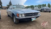 1976 Mercedes Benz 350SLC, VIN# 10702312010969, 175,659 showing, SAFETIED Owner: ____________________, Seller: Fraser Auction__________________________ ***TOD, Safety, keys - office trailer***F215