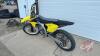 2016 Suzuki RMZ 450, approx 50 hrs showing, VIN# JS1RL42C6G2101565, NO keys required, F240 - 2