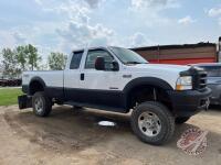 2004 F350 SD XLT Super Cab, F236, VIN#1FTSX31P94ED61172, Owner: Nicolas Lesage, Seller: Fraser Auction_______________________ ***TOD, Keys in Office Trailer***