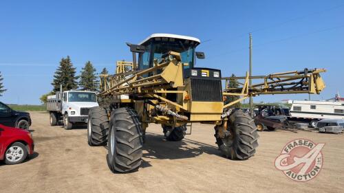 854 Rogator Sprayer w/ 90' booms, 6165 hrs showing, s/n 8510975, F232 ***Keys in office *** ***Guidance light bar, ez steer wheel motor - Office Shed***