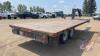 1979 8ft x 16ft Trail King Tandem Axle Gooseneck flat deck Trailer, F236, VIN# MBP Owner: Nicolas Lesage, Seller: Fraser Auction ______________*** TOD in Office*** - 3