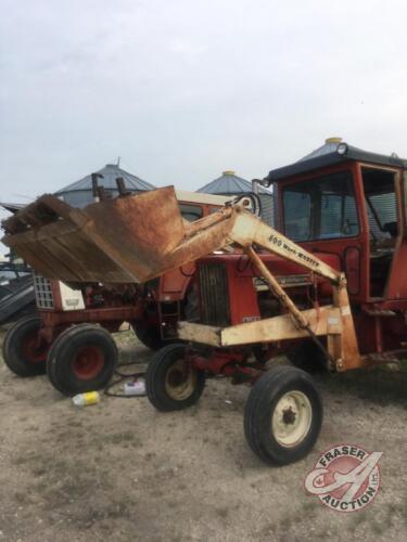 IH 706 2WD Diesel Tractor w/ 800 Workmaster Loader, 8758 hrs showing, s/n20706S-Y