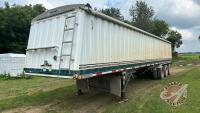 1998 Lode King 45ft Triple Axle Triple Hopper Grain Trailer, Safetied, Vin# 2LDHG4436WT029482, Owner: Richard H English, Seller: Fraser Auction _______________________