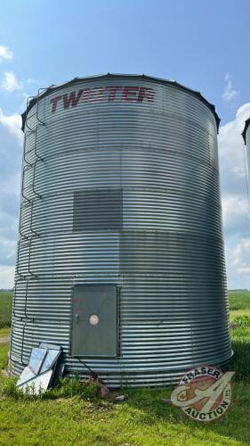 Bin #9 - Approx 6000 Bushel Twister Flat Bottom Bin, (MUST BE REMOVED BY OCTOBER 31, 2023)