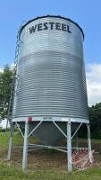 Bin #5 - Approx 3000 Bushel Westeel Rosco Bin On Westeel Hopper Cone, (MUST BE REMOVED BY OCTOBER 31, 2023)