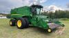 JD S680 Combine w/ JD 615P Pickup Header, Rotor hrs showing:2087, Engine hrs showing:3166, s/nTE0767176 - 7