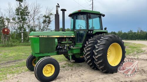 JD 4440 2WD Tractor, 12,370 hours showing, s/n024433R