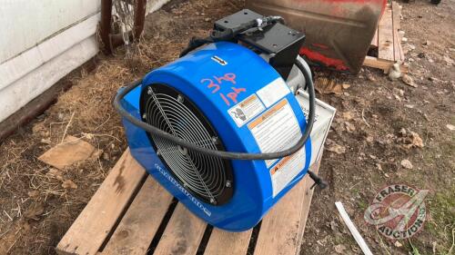 3hp 1ph Grain Guard High Speed Centrifugal Fan