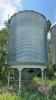 Bin #7 - Approx 2200 Bushel Westeel Rosco Bin on Peloquin Hopper Cone, 3hp 1ph Grain Guard aeration fan