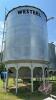 Bin #5 - Approx 5000 Bushel Westeel Bin on Peloquin Hopper Cone, 5hp 1ph Grain Guard aeration fan - 4