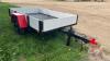 1986 Homemade Utility Trailer, H37, Owner: Alfred Smylski Seller: Fraser Auction _____________________, ***TOD in office trailer*** - 3