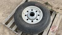 LT 235/85R16 Bridgestone Tire w/ Rim, H34