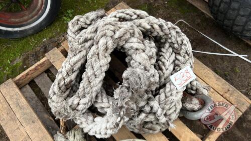 Approx 50ft Tow Rope w/ Clevis