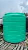 Approx 1750 Gallon Green Poly Tank w/ 2in Valve