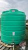 Approx 1750 Gallon Green Poly Tank w/ 2in Valve - 3