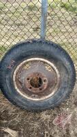 Used 8.25-20 Tire on Rim, H54