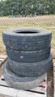 Used 295/75R22.5 Tires, H53