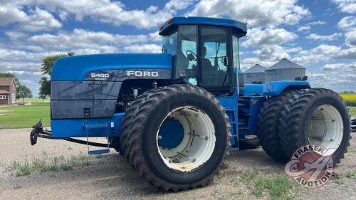 u*8様 ハートフォード　限定品　ＳＡＡ　納期2ヶ月　オールブルー Ford Versatile 9480 4WD Tractor, 7062 Hrs Showing, S/N D103140