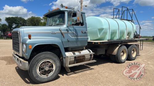 1979 Ford 9000 T/A Truck, 605,820 Showing, VIN: U90MVEG6716, Owner: Lyle M Forsyth, Seller: Fraser Auction_______________