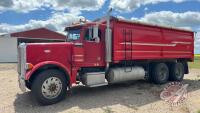 1994 Peterbilt T/A Grain Truck,103,591 Showing, VIN: 1XP5D69X9RD343102, REBUILT, Safetied, Owner: Lyle M Forsyth, Seller: Fraser Auction______________