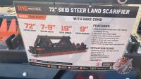 TMG-SLR72 - 72in Skid Steer Land Scarifier w/ Rake Comb, H67