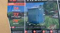 TMG-MS0506 - 5ft x 6ft Apex Roof Pro Series Metal Shed, H67