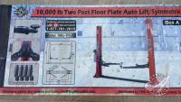 TMG-TPL45 - 10,000lb Two Post Floor Plate Auto Lift/ Symmetric, H67 (box A & B)