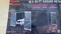 TMG-MS1020A - 10ft x 20ft Metal Garage Shed, H67