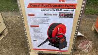 TMG-DFP10 - Diesel Fuel Transfer Pump w/ 49ft Hose Reel, H67