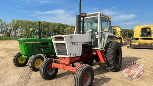 Case 970 2WD Tractor, H72, 3325 hours showing, s/n8801598, *** Keys in Office Trailer ***