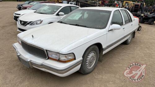 1996 Buick Roadmaster LTD, H76, VIN#1G4BT52P5TR416158, 224,700kms showing, Owner: Eric C Strahl, Seller: Fraser Auction _____________________ *** TOD, Safety & Keys in office trailer*** ***Manual in Office Trailer***