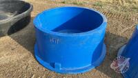 5' Livestock Water trough, H71 (blue)