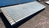 Approx 27 Sheets of 45"x10' Galvanized Bin Sheets, H113