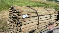 3"x7' Pressure Treated Fence Post, H43