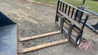 Skid Steer Pallet Forks, H46