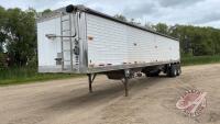 1998 40' Timpte t/a Super Double Hopper Grain Trailer, H58 VIN#1TDH40026WB094312, SAFETIED Owner: Sobry Farms LTD Seller: Fraser Auction _________________ ***TOD in office trailer***