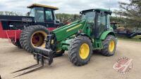 JD 3800 Telehandler, H118, 6335hrs showing, s/n Z03800X20564 ***Manual & Keys in office trailer***