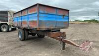 16' Cancade s/a Truck Frame Grain Trailer, H71 ***NO TOD***