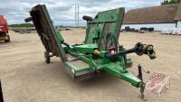 15' JD 1508 Bat-Wing trailer style Rotary Mower, H115, s/n W01508F028727