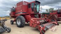 CaseIH 1480 Combine, H119, 3846 hrs showing, s/n X64220X ***Keys in Office Trailer***